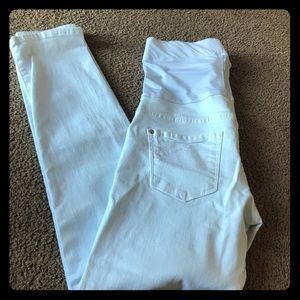 James Jeans white denim maternity